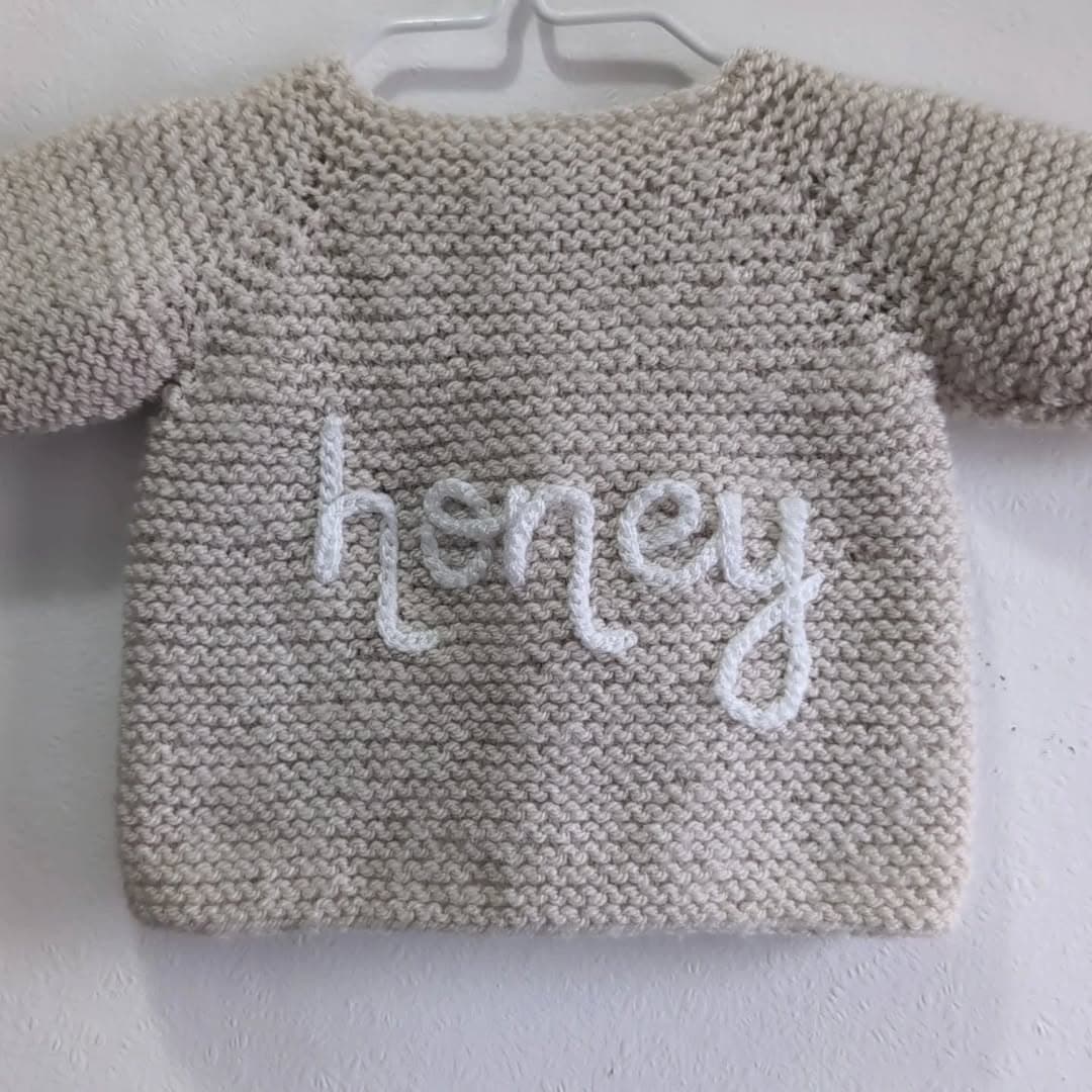 Instagram post: 🤍 h o n e y 🤎 

Knit Details 
🪡 Beige Cream Kni...